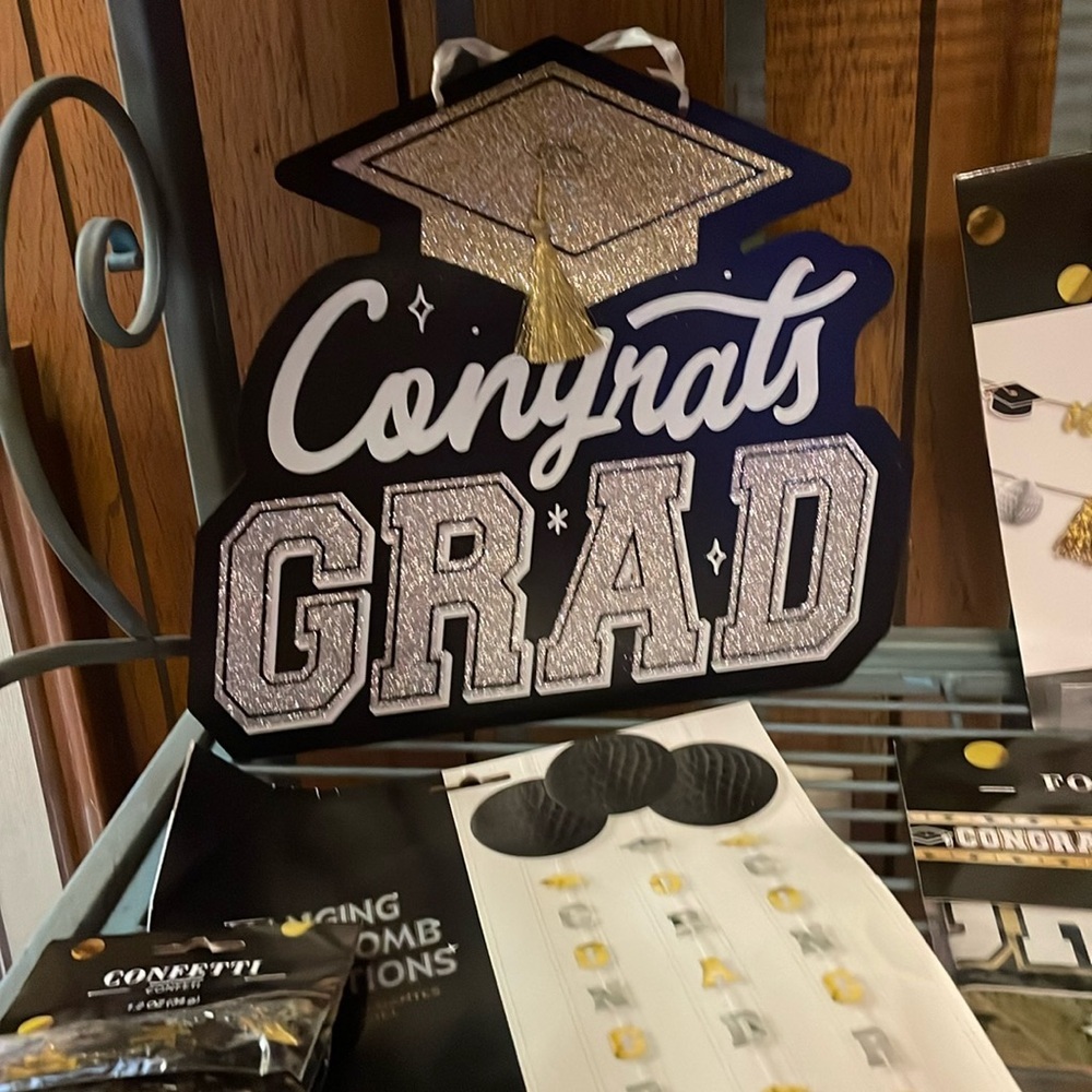 Congrats Grad Party Decor Bundle valued at over $200 From Party City